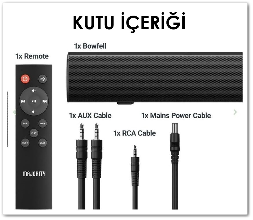 Majority BOWFELL Soundbar camarossAUDIO